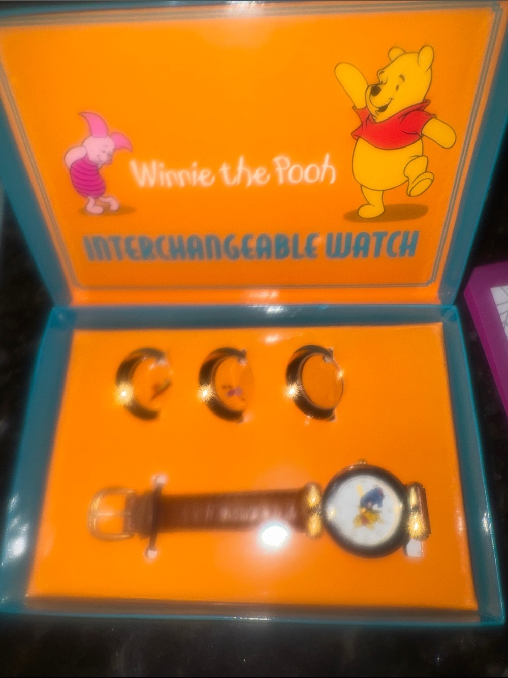Winnie the Pooh Interchangeable Watch - Brown Strap